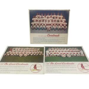 Vintage 1964 1968 1969 St Louis Baseball Cardinals Official Team Photos